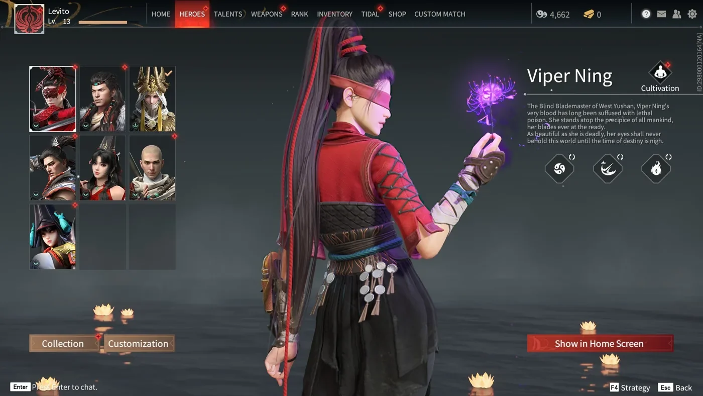 Naraka Bladepoint hero roster with solo and trio meta picks